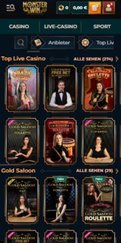 Best casino monsterwin in Germany